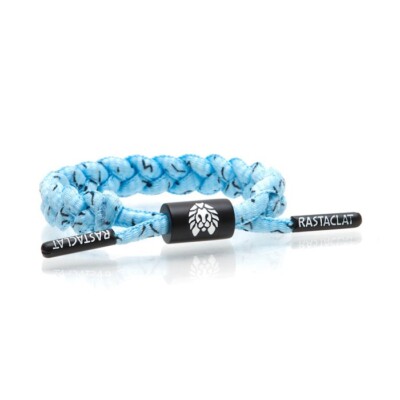 Brand New RASTACLAT Palace Mini Blue Braided Shoelace Bracelet