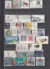 Bund BRD&nbsp;1990 -1995- 1998- 1999 -  2000&nbsp;&nbsp;alle Blockeinzelmarken&nbsp;- gestempelt