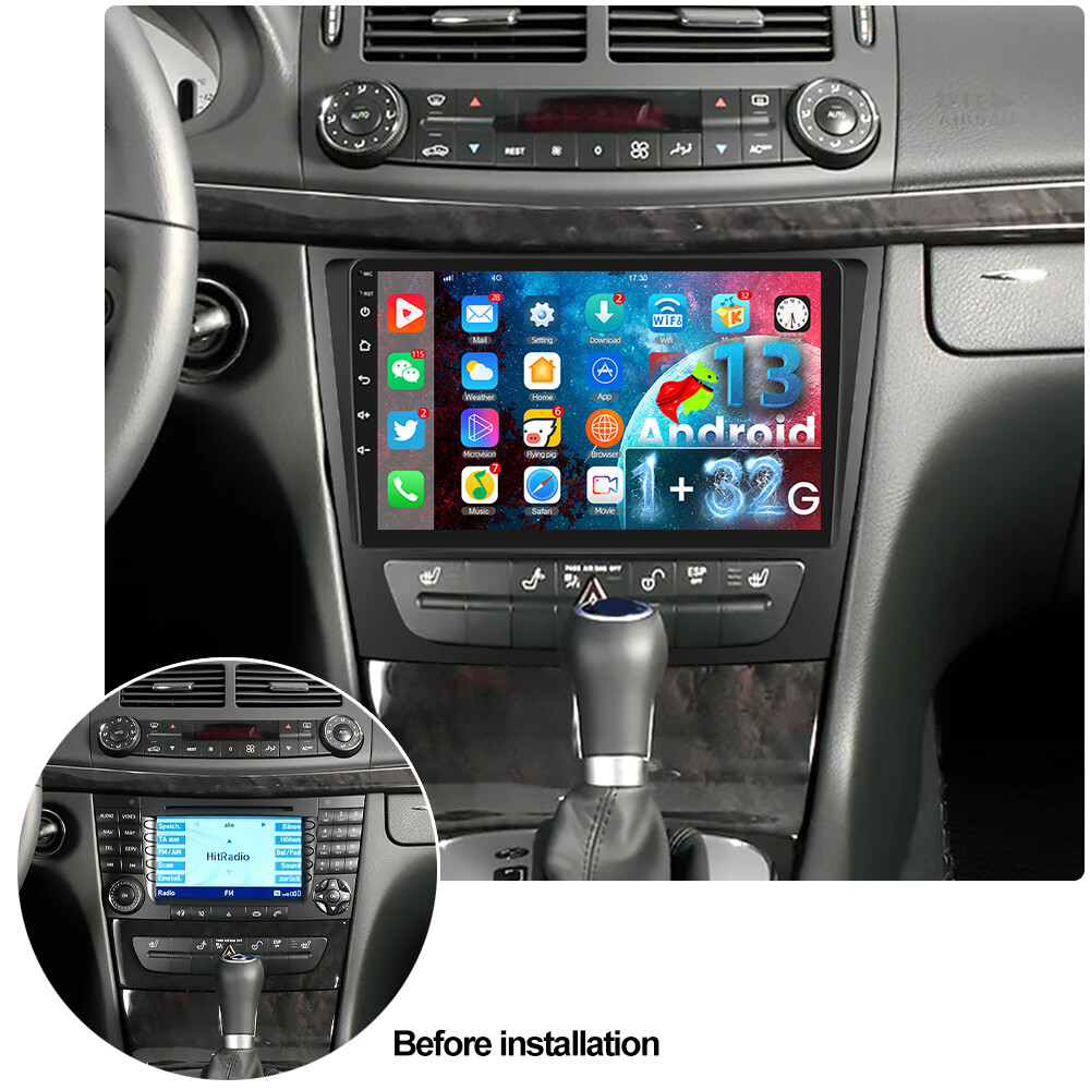 32G For Mercedes-Benz W211 E-Class C219 Android Car Radio GPS Navi  Stereo