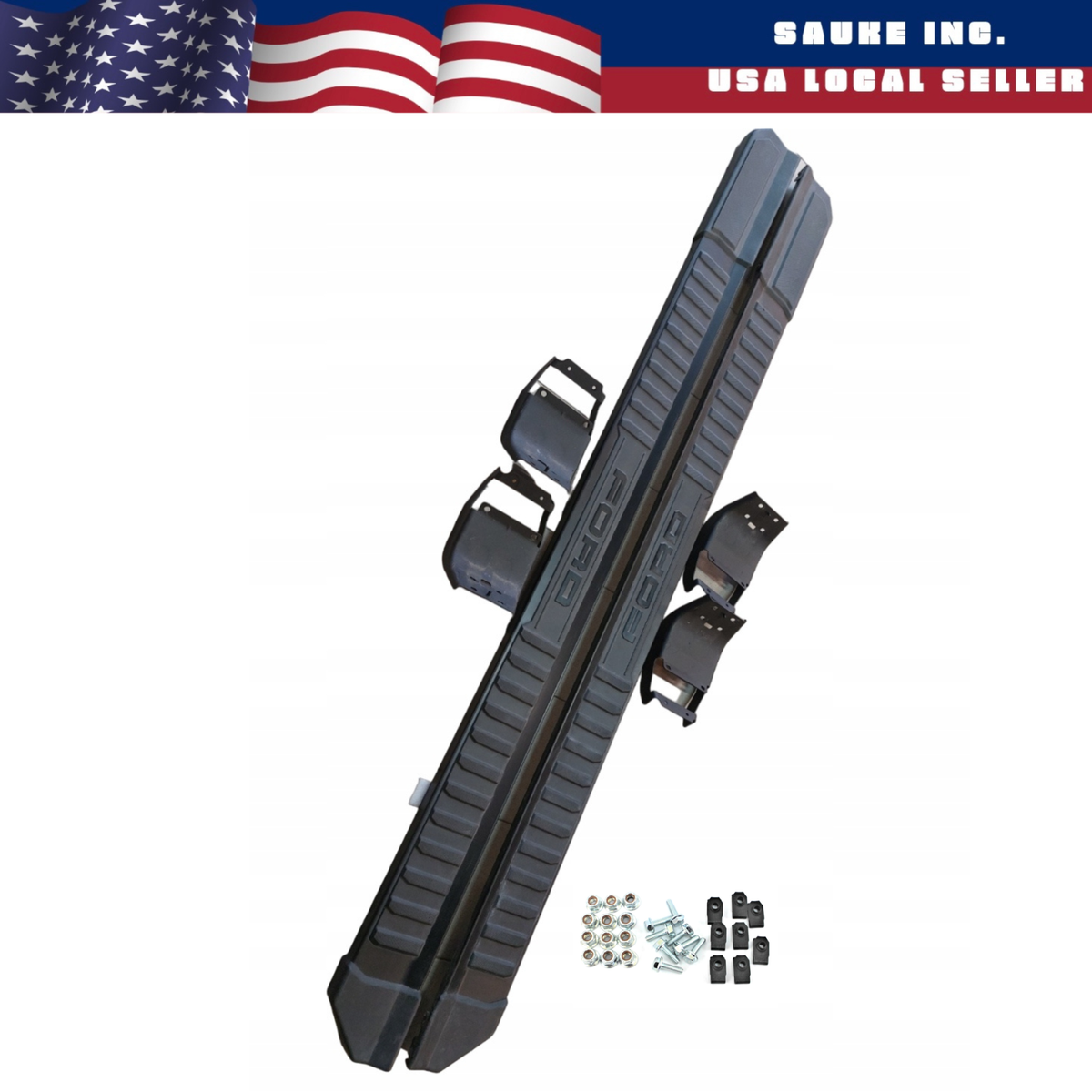 Original side step running board extended black for 2015- 26 Ford