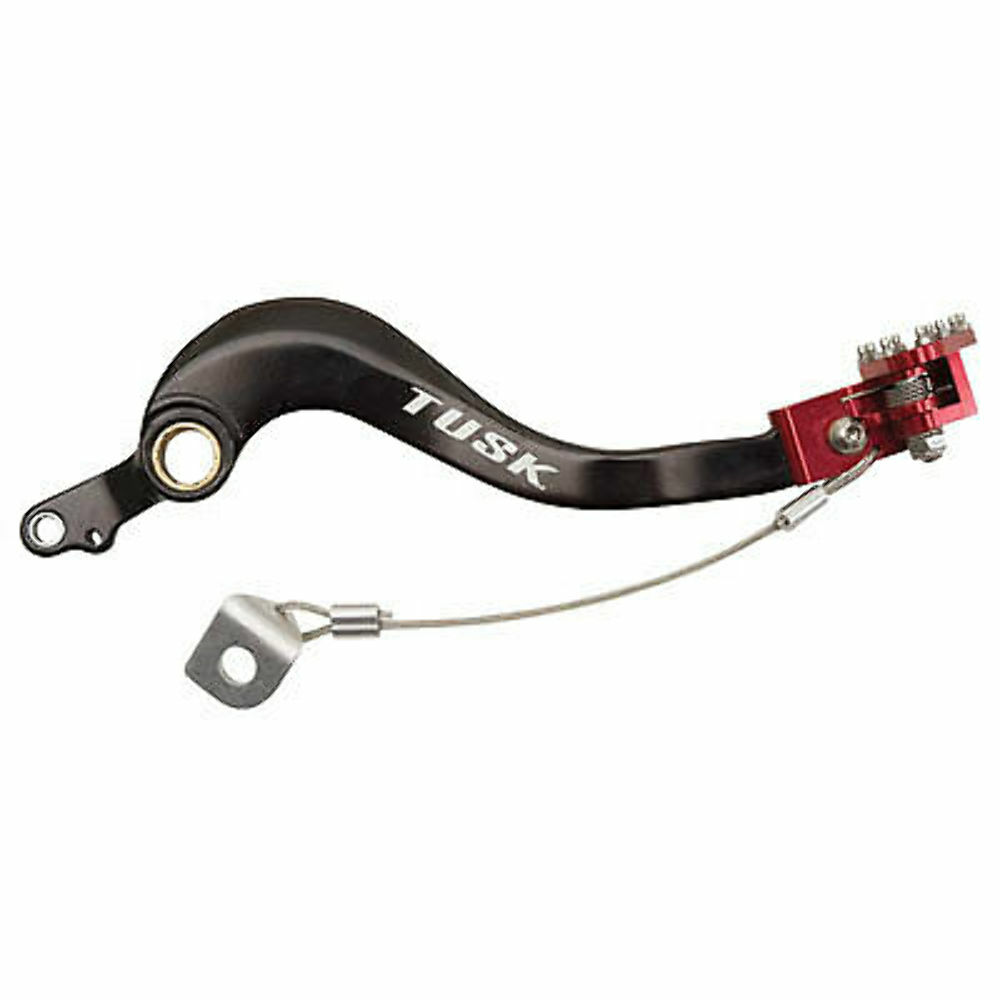 HONDA CRF450X 2005–2021-Tusk Aluminum rear Brake Pedal Red