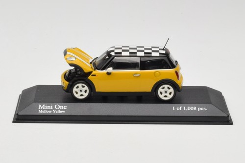 431138104 Mini Cooper One Yellow Minichamps 1/43 - Picture 2 of 5