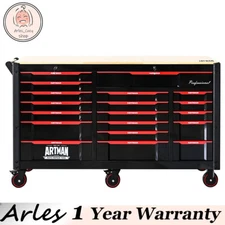 Automobile Repair Heavy-duty Tool Cart w/ 19 Drawers Mobile Storage Tool Cabinet