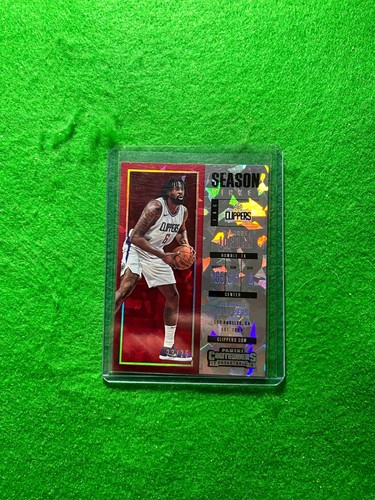 DEANDRE JORDAN SEASON TICKET CRACKED ICE SP#/25 CLIPPERS 2017-18 CONTENDERS SP - Picture 7 of 12