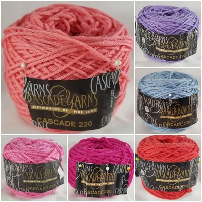Cascade Yarns Cascade 220 100% Peruvian Highland Wool 220y 3.5oz