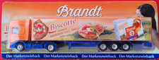 Sammler LKW - Brandt Biscotte (12)-Scania Sattelzug mit Auflieger - OVP