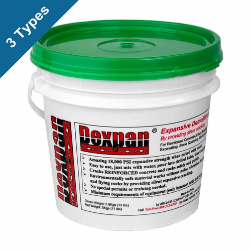 Expansive Strength Cracking Demolition Concrete Rock Breaking Dust Removal Grout