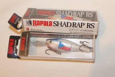 RAPALA SHAD RAP-RS-SONDER EDITION-MIT LÄNDER FLAGGE-NEU