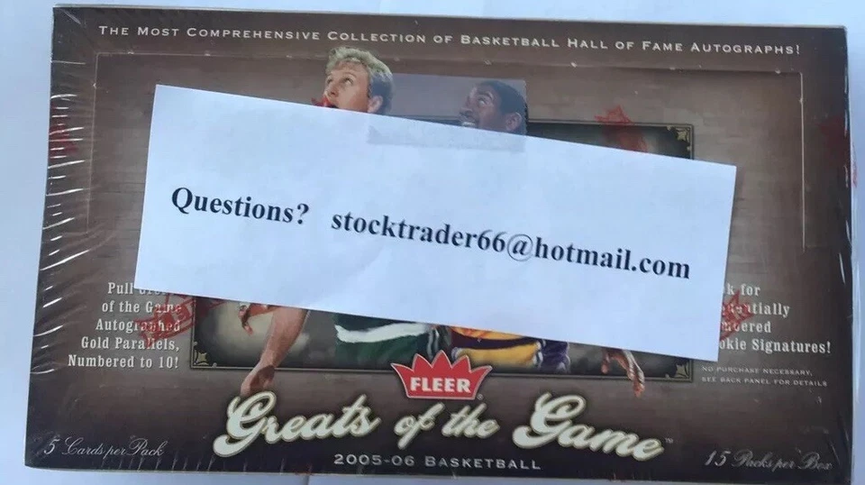 2005-06 Fleer Greats Of The Game NBA Basketball Hobby Box Factory Sealed - Image 4 of 4