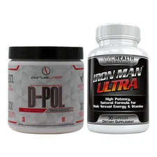 Purus Labs D-Pol Tablets 90 Tablets + Iron Man Ultra | Male Performance Enhancer