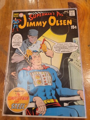 Superman's Pal Jimmy Olsen Issue  #130 / ''The computer man of steel'' / 1970