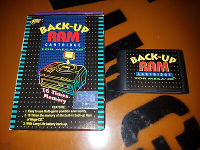 ## SEGA Mega-CD - PAL Back-Up Ram Cartridge - mit Verpackung ##