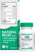 BHI Mucus Natural Chest Congestion, Cough & Relief Easy Breathing... 