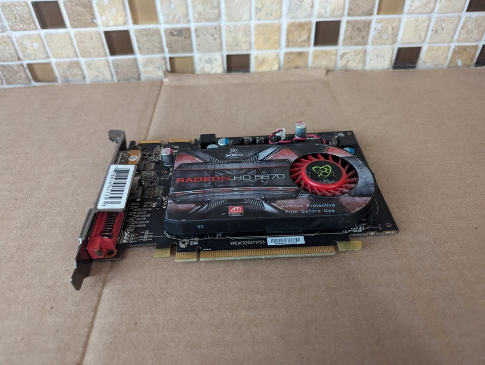 XFX ATI RADEON HD 5670 1GB HD-567X-ZN DISPLAY PORT HDMI DVI VIDEO CARD U6-4(13) - Image 4 of 4