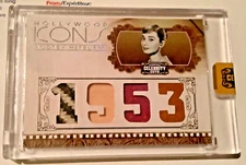 AUDREY HEPBURN AMERICANA CELEBRITY CUT HOLLYWOOD ICON lyk leaf metal pop century