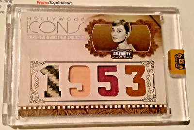 AUDREY HEPBURN AMERICANA CELEBRITY CUT HOLLYWOOD ICON lyk leaf metal pop century