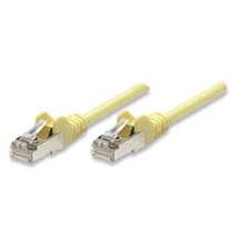 Intellinet Cavo di rete Patch in Rame Schermato Cat. 5e Giallo FTP 7,5 mt