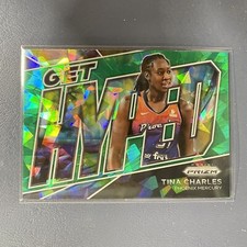 2022 Panini Prizm WNBA Get Hyped Tina Charles Green Ice