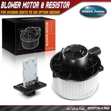 New HVAC Heater Blower Motor Resistor Kit for Hyundai Santa Fe 13-17 Kia Sorento