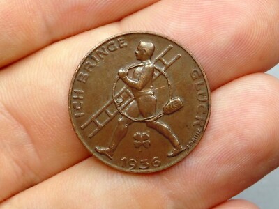 Chimney Sweep. Ich Bringe Gluck 1936 New Year Lucky. German