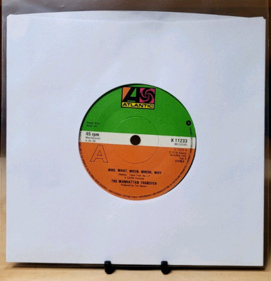 THE MANHATTAN TRANSFER-Who, What,When,Where,Why-1978 Atlantic-UK Import-7'' Vinyl