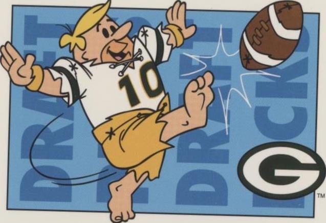 1993 CARDZ Team NFL The Flintstones Barney Rubble #9 - 1 of 2