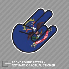 North Dakota Shocker Sticker Decal Vinyl North Dakotan Nd North Dakota Shocker Sticker Decal Vinyl North Dakotan Nd