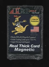 Pro-Mold Magnetic One-Touch Trading Card Holder 130pt Thick Patch with UV