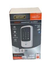 Defiant Smart Fingerprint Single Cylinder Deadbolt Door Lock Satin Nickel WiFi