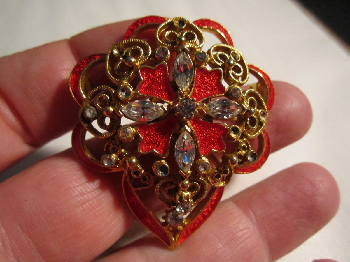 希少　Florenza ヴィンテージ　置物 Florenza Signed Vintage & Antique Fashion Brooches & Pins for sale