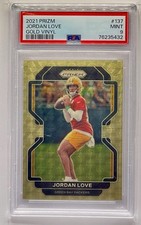 2021 Jordan Love Prizm Gold Vinyl 1/5 PSA 9 Packers