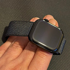 Apple Watch Series 10 42mm Black Aluminium GPS Black Nylon Band 🔋 98% health