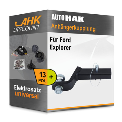 Für Ford Explorer 2001-2005 AUTO HAK Anhängekupplung starr + 13polig E-Satz AHK