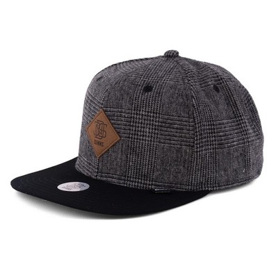 Djinns 6P SB Woven Tile Snapback Cap Baseballcap Grey Black 96954