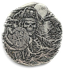 5 Oz .999 Fine Silver - The Last Piece Of Eight Cob Style Adamo Techne Usa 5 Oz .999 Fine Silver - The Last Piece Of Eight Cob Style Adamo Techne Usa