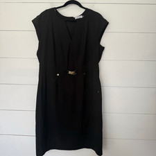 Calvin Klein Women’s 14 Black Career Office Core Dress