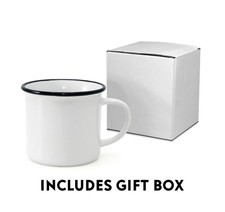 Dye Sub Sublimation Camping Mug Box of 36 Ceramic Orca Coated