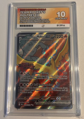 #ad Team Rockets Moltres 208 182 Stamped Promo ACE 10 Perfect Subs Pokemon TCG GBP 84.00