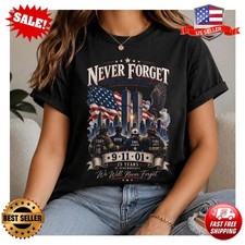 Never Forget 9-11 Memorial T-Shirt | American...