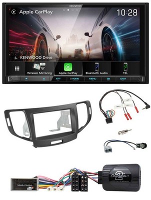 Kenwood Lenkrad 2DIN USB DAB Bluetooth Autoradio für Honda Accord 2008-2015 anth