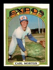 1972 Topps #134 Carl Morton   NM/NM+ X3701657