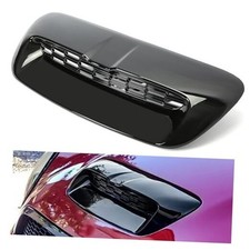 Hood Bonnet Air Intake Vent Scoop Cover Compatible with 2007 Painted-Black