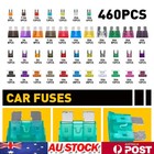 460x 2A-40AMP Assorted Car Truck Mini Standard Micro Blade Fuse Set Kit Box