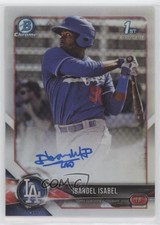 2018 Bowman Chrome Prospect Refractor 214/499 Ibandel Isabel #CPA-II Auto 4tr