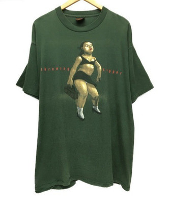 90s Brockum Band T Shirt XL Green USA Made Vintage Used