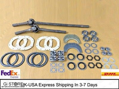 Front Axle Shaft Assy Kit Fit W.Jeep MB/GPW/CJ2A,3B,CJ5/M38/M38-D-27, 19 Spline