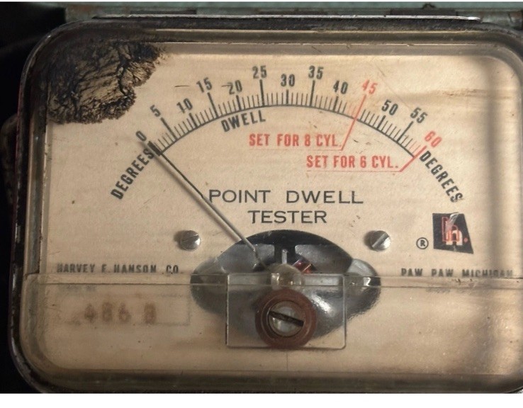 Vintage Harvey E Hanson Automotive Diagnostic Tester Set In Case