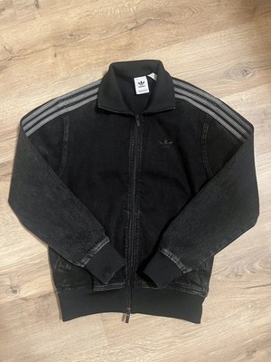 Adidas Originals Adicolor Denim Track Jacket Firebird Jeans Trainingsjacke S