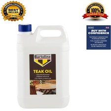 Deep Penetrating Teak Oil 5L - Safeguard Outdoor & Indoor Furniture Elegantly 10.60 per litre