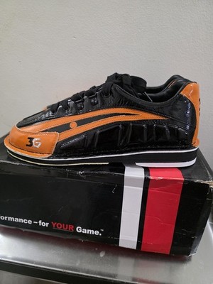 3G Tour Ultra/C Men's Bowling Shoes Black/Orange US 12 Extra Wide EE+
